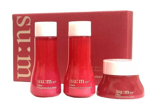 Su:m37 Fleur Regenerative Special Gift Набор средств с ферментированным экстрактом орхидеи