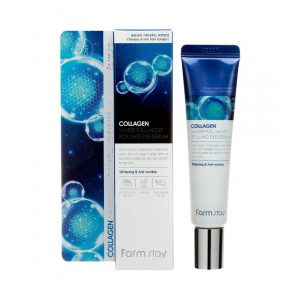 Farmstay Collagen Waterfull Moist Rolling Eye Serum Увлажняющая сыворотка-роллер с коллагеном для кожи вокруг глаз, 25 мл