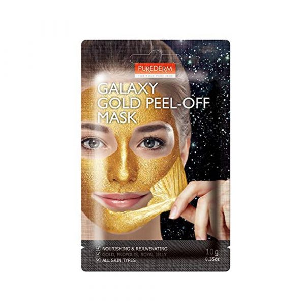 Purederm Galaxy Gold Peel-Off Mask Золотая очищающая маска-пленка, 10 г
