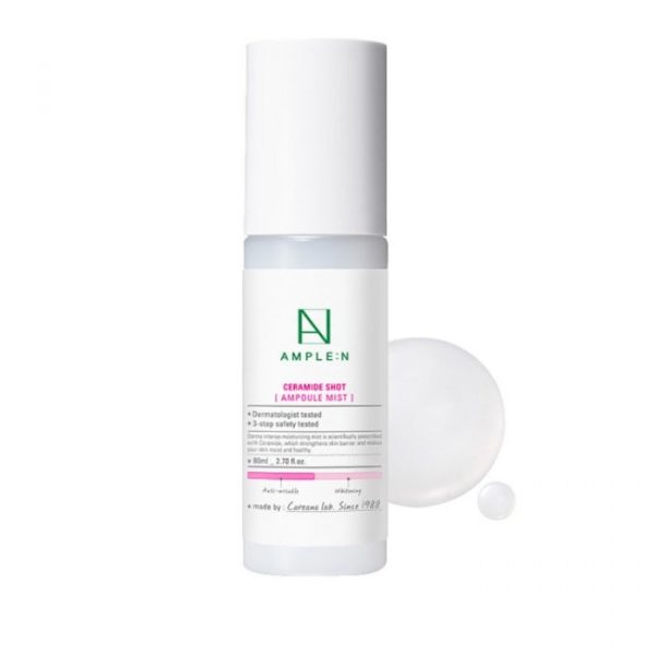 Ample:N Ceramide Shot Ampule Mist Увлажняющий мист для лица с керамидами, 80 мл