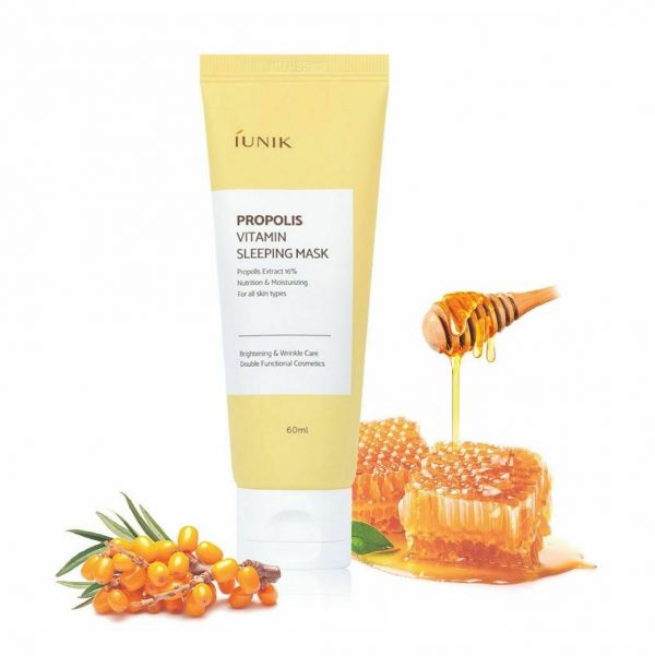Iunik Propolis Vitamin Sleeping Mask Витаминная ночная маска с прополисом, 60 мл